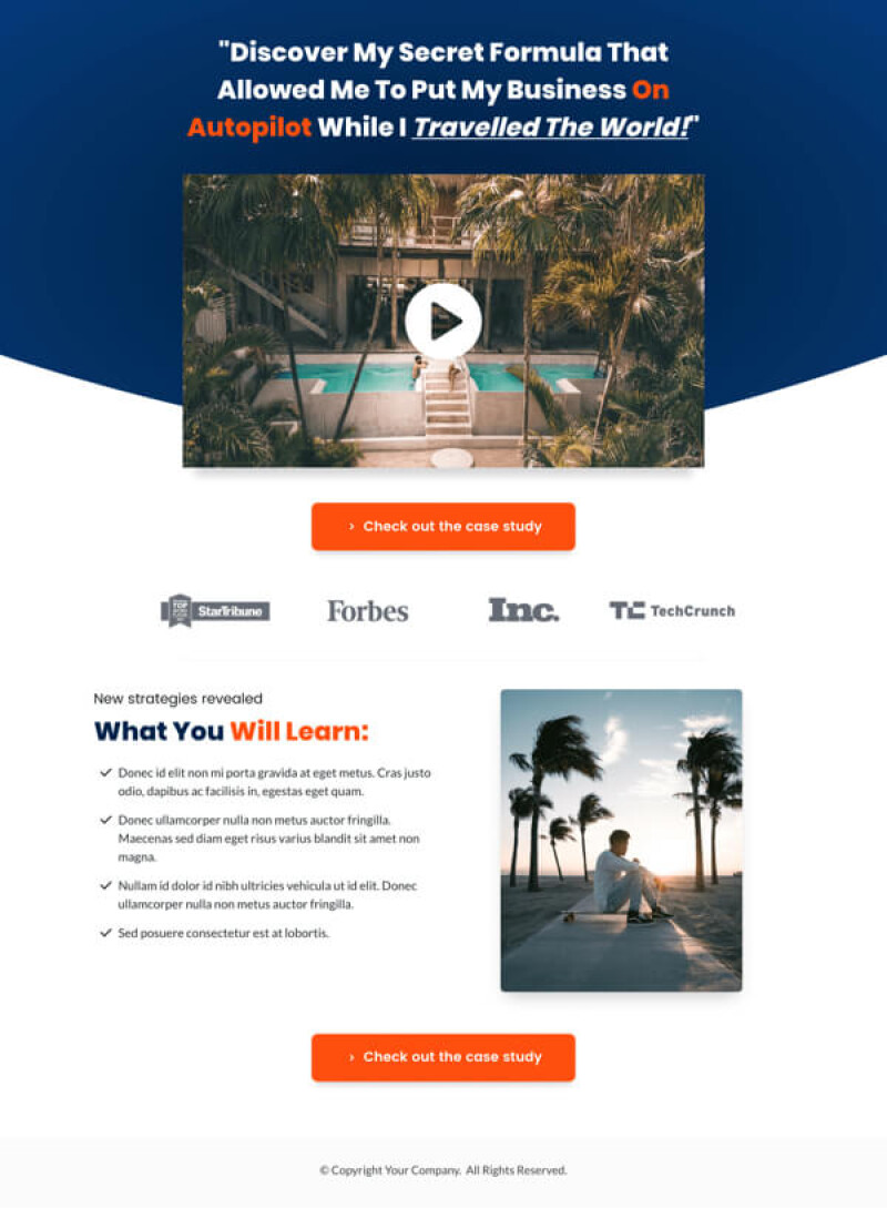 Landing Page Rafal